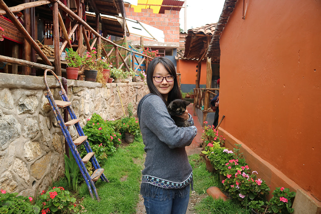 Welcome Zhen Fu, Operational Assesment Volunteer at Threads of Peru!