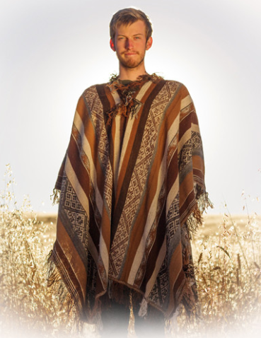 The wonders of the alpaca fur poncho