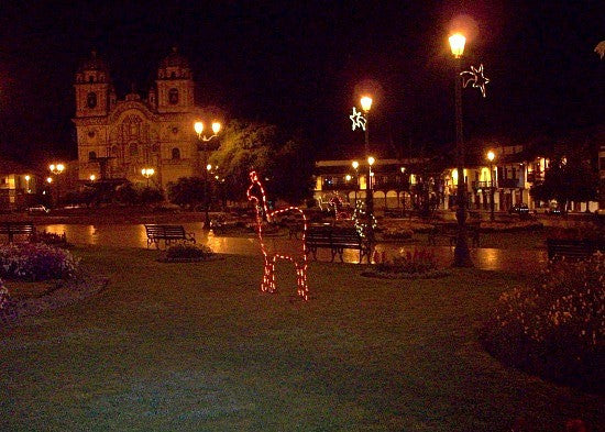 It's Christmas in Cusco...