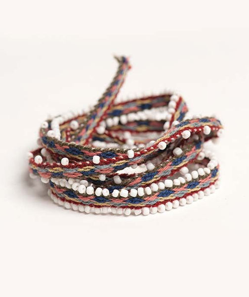 Senkapa Wrap Bracelet- Peruvian Beaded Wrap Bracelet