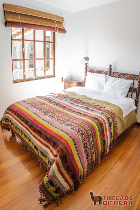 Bring Peru Home With a Hand-Woven Bedspread
