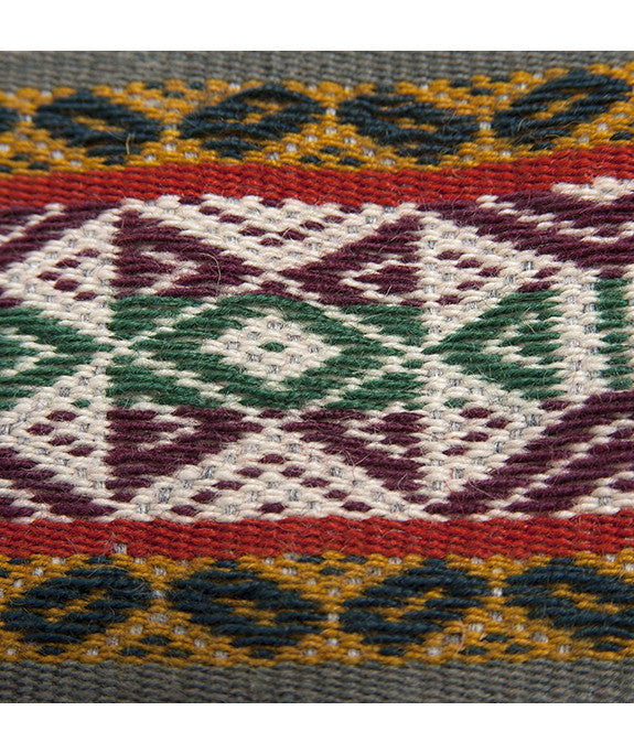 Stunning Wide Belt, made from Peru textiles, known as a Wide Belt Faja,  or just Faja. Stylish Boho Wide Belt Faja,  Multicolor Grey 
