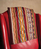  Warm Colors Daniel Master Weaver Peruvian Manta, Peruvian decorative rug,  traditional lliqlla, artisan rug